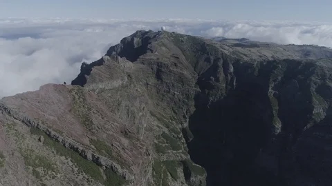 Drone shot of Madeira Stock Footage 87861400