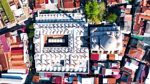 Drone shot of the mosque Stock Footage 292766898