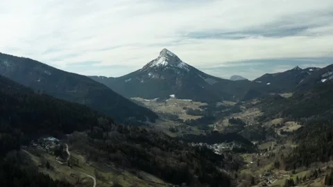 Drone Shot Of A Mountain Stock Footage 236481441