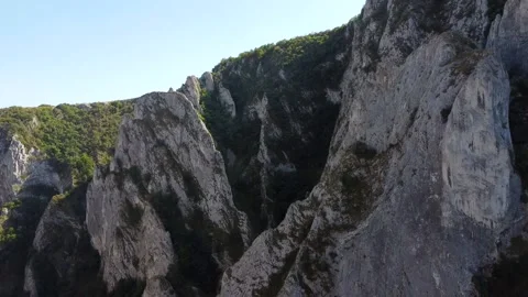 Drone Shot of Mountain Rocks Stock Footage 164264480