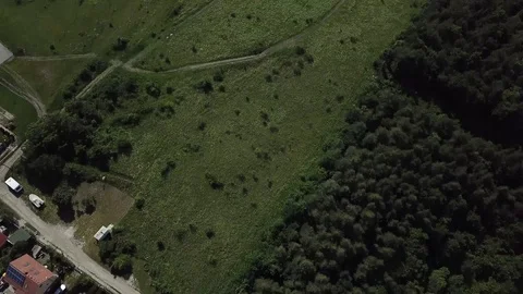 A drone shot of a moutain Stock Footage 116055330