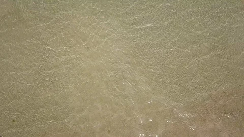Drone shot from the ocean in bali in indonesia Stock Footage