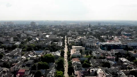 Drone shot Odessa Stock Footage 167979504