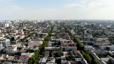 Drone shot Odessa Stock Footage 167979528