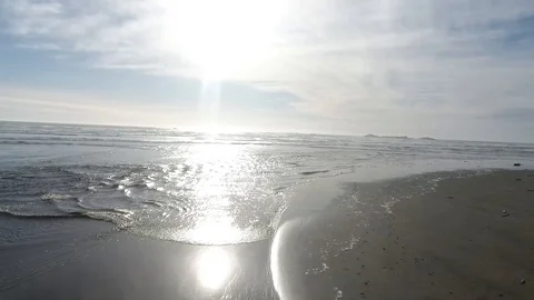 Drone shot over water Vídeo Stock 90680258