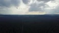 Drone shot panning ex germen-german green borderline mountain range Harz 4k 4k or 4k+ Resolution