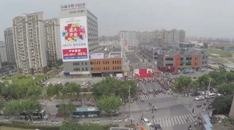 Drone Shot People Video stock 63165600