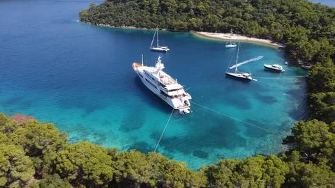 Drone shot 스톡 사진