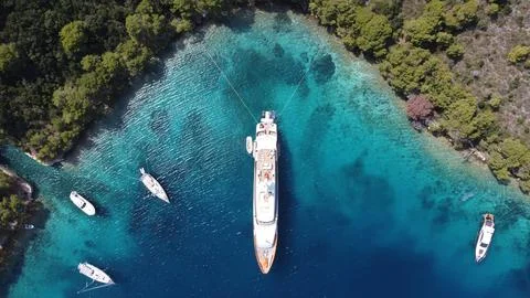 Drone shot 스톡 사진