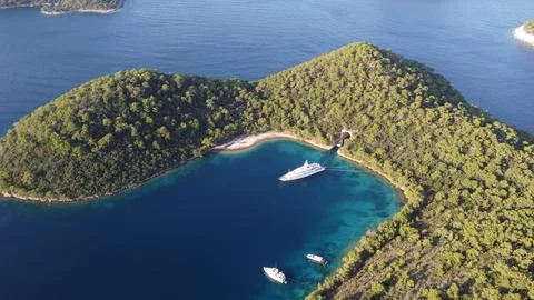 Drone shot 스톡 사진