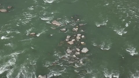 Drone shot of Rishikesh City. Stock Footage 271616238