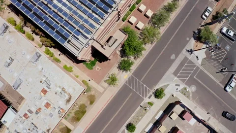 Drone shot showing ASU 스톡 동영상 337118812