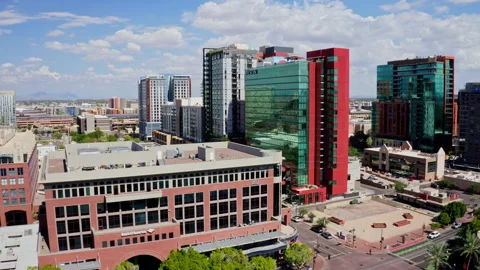 Drone shot showing ASU 스톡 동영상 337119041