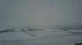 Drone shot snow white and gray foggy winter weather at small village countryside 4k or 4k+ Resolution
