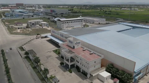 Drone Shot of special economic zone Stock Footage 220476325