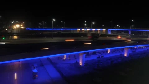 Drone shot of time-lapse of roads traditional city of Pakistan (3) Stock Footage 199245050