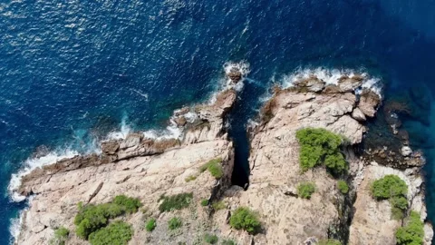 Drone shot Tossa de Mar Stock Footage 165324985