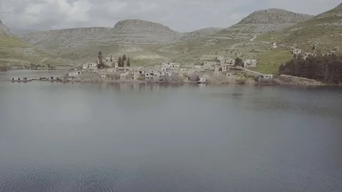Drone shot at urfa in turkey Stock Footage 113505417