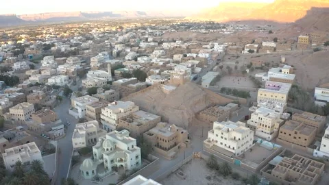 Drone shot of Yemen Stock Footage 326923213