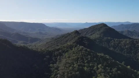 Drone shots of big Mountain Range In Australia Stock Footage 261545727