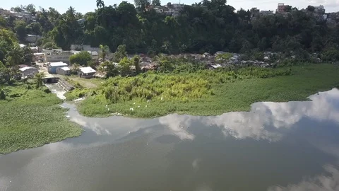 Drone Shots of Dominican Republic Stock Footage