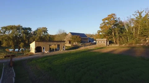 Drone shots of farm 스톡 동영상 120138947