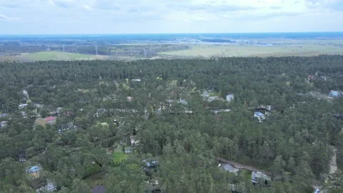 Drone shots of a river Stock Footage 155722026