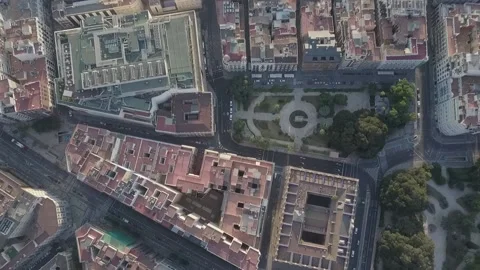 Drone shots Valencia Stockbeeldmateriaal 194560552