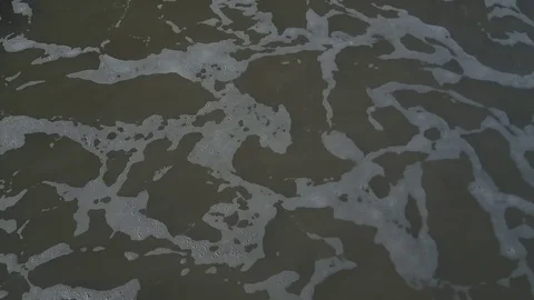 Drone shots of waves on Mailbu Beach Stock Footage 82371059