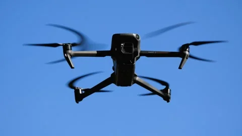 A drone in the sky. Close-up Stock Footage 249693079