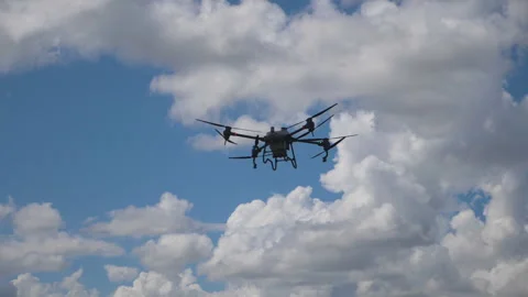 Drone in the sky Видео 247479132