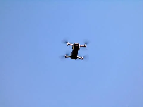 Drone in the sky - it Stockfoto's