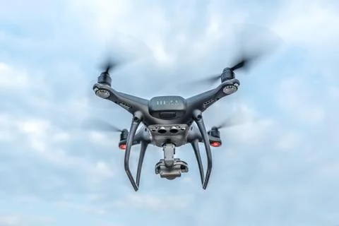 Drone in the sky. Stock Photos