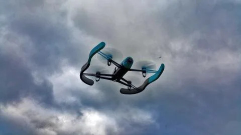 Drone on the sky Stock Photos