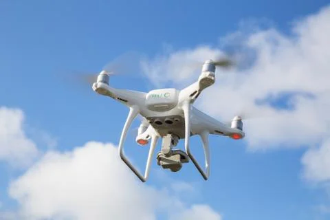 Drone in sky Stock Photos