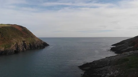 Drone of small cove Video stock 106544567