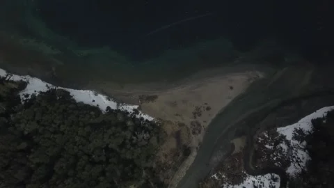 Drone snow Stock Footage 151790408