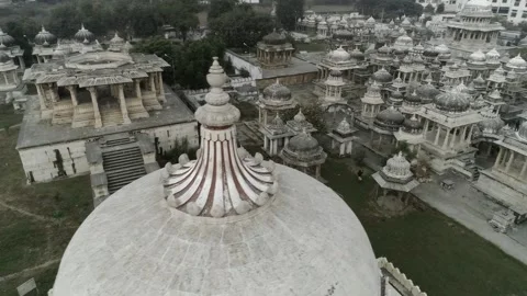 Drone soaring high above where history and beauty collide Stock Footage 293138643