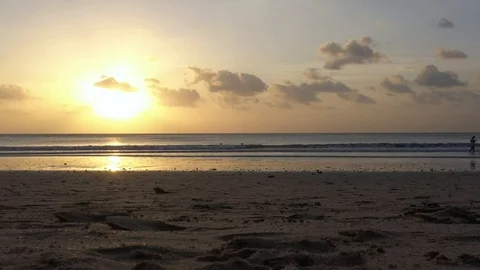 Drone soars to the top at sunset. Stock Footage 112637302