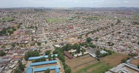 Drone Soweto 2 Stock Footage 134228759