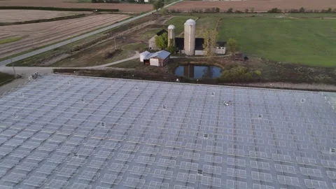 Drone Spraying Greenhouse Stock-Footage 320021319