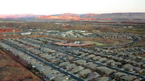 Drone St George Utah 4K 30FPS Stock Footage 147381024