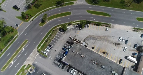 Drone Stock - Empty Road Stock Footage 91754814