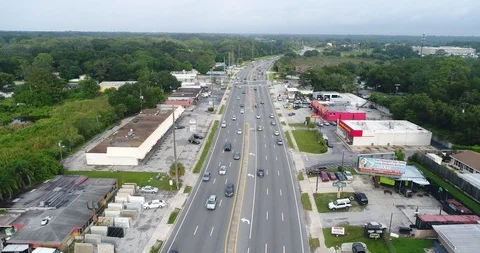 Drone Stock - Traffic Stock Footage