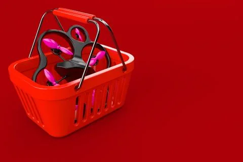 Drone store concept Stock Illustration