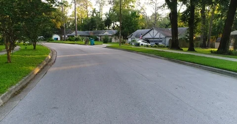 Drone - Street Ride Stock Footage 92009257
