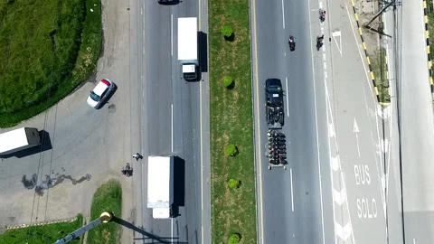 Drone Street shot Stock Footage 238704293