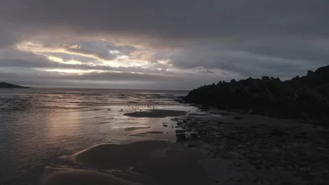 Drone sunrise 動画素材 243668966