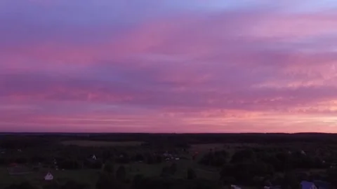 Drone Sunset Video stock 155759703