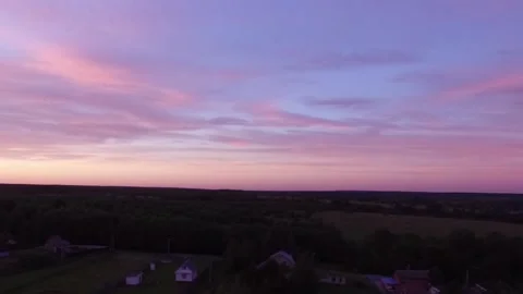 Drone Sunset Video stock 155759710